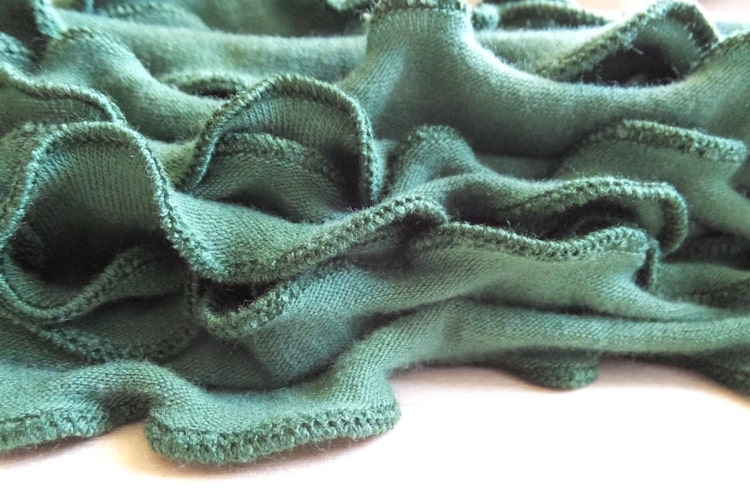Emerald Green Infinity Scarf Cotton jersey by ellainaboutique