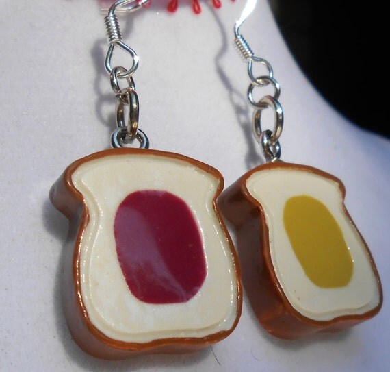 Peanut Butter & Jelly Earrings