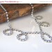 Etsy, Vintage Light Blue Rhinestone Necklace, Vintage Necklace, Necklace, Etsy Jewelry, Etsy Vintage, Vintage, Costume Jewelry, Gift