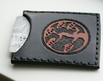 Items Similar To Bromo // Handmade Leather Card Case On Etsy