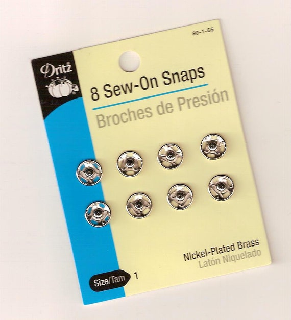 Dritz SewOnSnaps Size 1 Nickel