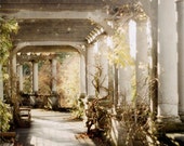 A Passage in Time -  original fine art film photograph of a pathway through a secret garden HALF PRICE SALE