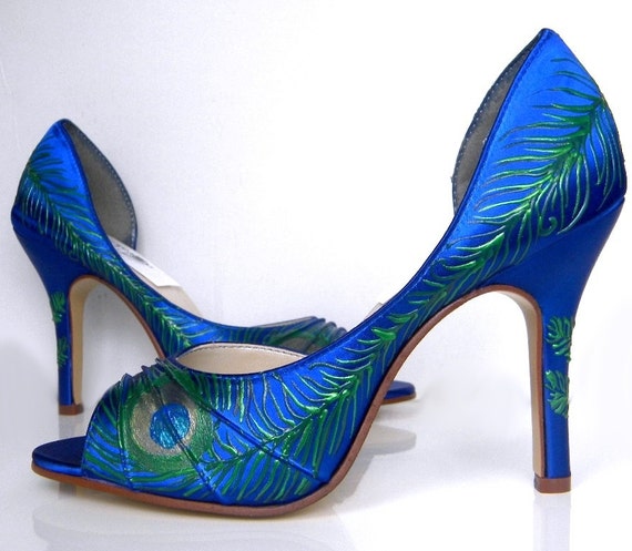 Peacock Theme Wedding: Eight Perfect Peacock Bridal Shoes