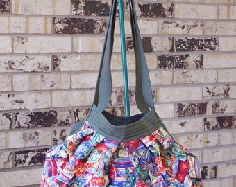 Tote Bag Green Grocery Shopping