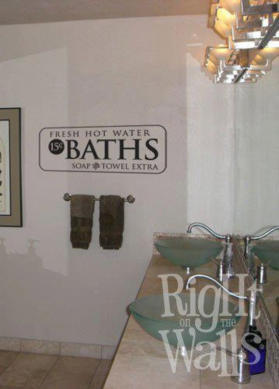 Bathroom Wall Decals 22 Soap Bath Vinyl Wall by RightOnTheWalls