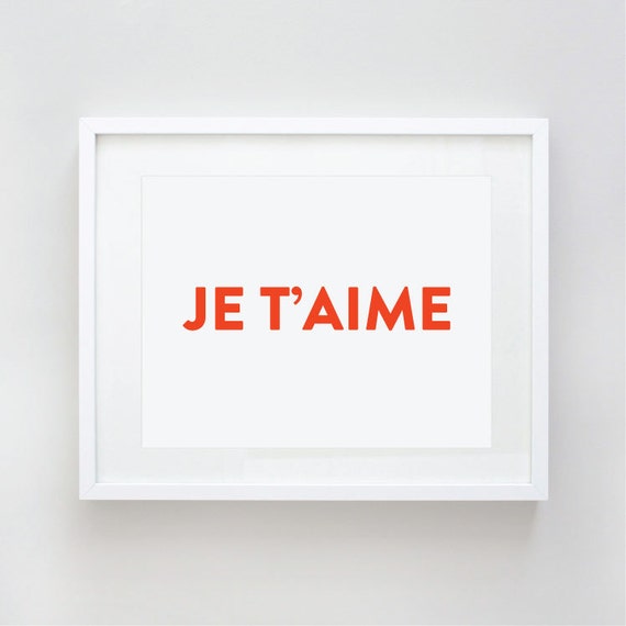 Je t'aime I love you Ti Amo Eu te amo Say I Love You