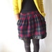 Vintage Pendleton Skirt - Plaid MacLennan Tartan - Altered - Size Small/Medium