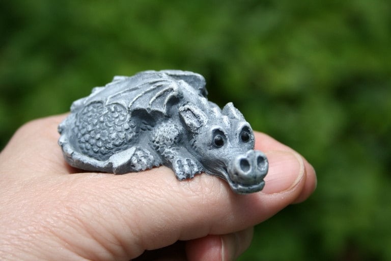 My Pet Dragon Statue Baby Dragon Complete with Cage Your