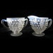 Anchor Hocking Moonstone Sugar Creamer White Opalescent Vtg