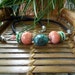 Necklace, Coral Reef, Turquoise, Coral, Bali Silver, Black Braided Leather, Tropical, Beachy, Summer Fashion