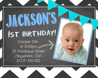 Winnie the Pooh 1st Birthday Invitations Printable Photo