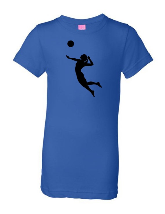 Volleyball kid's tshirt MORE COLORS AVAILABLE by Chick9Clothing