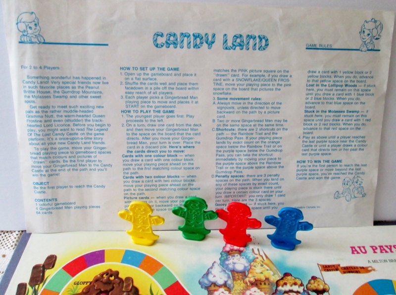 candy land board 1984