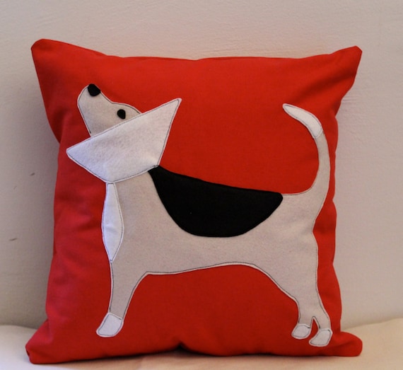 Beagle Pillow / Cone Dog Pillow / Dog Pillow / Veterinarian