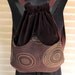 Sale! Brown Backpack Crop Circles Brown Velvet Book Bag Boho Backpacks School Backpack Piperscrossing