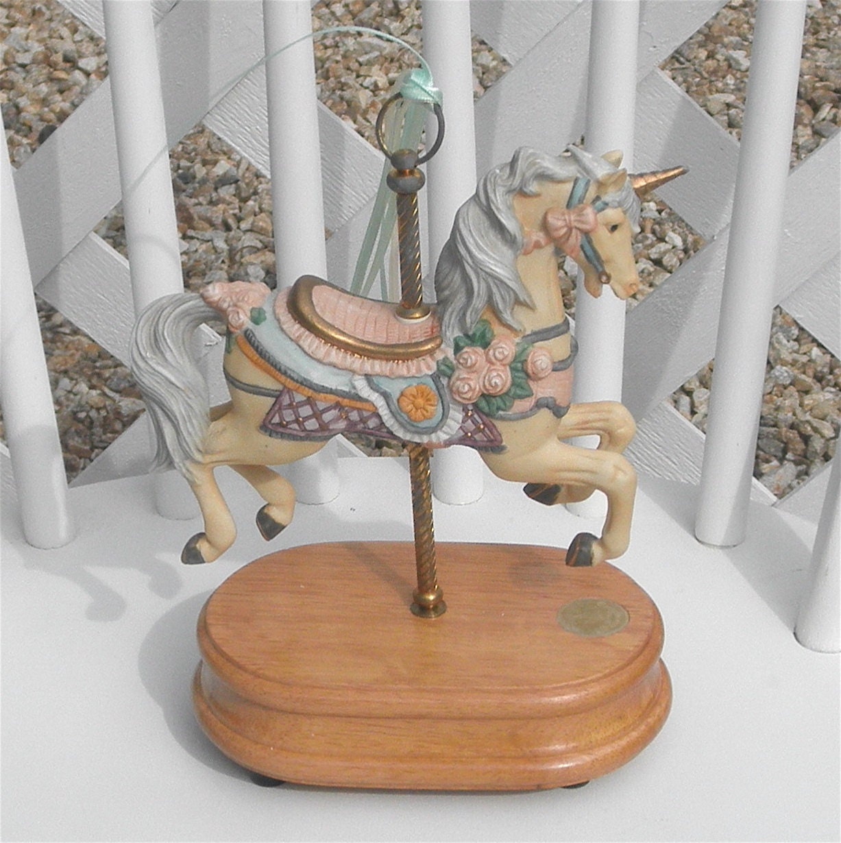 carousel unicorn soft toy