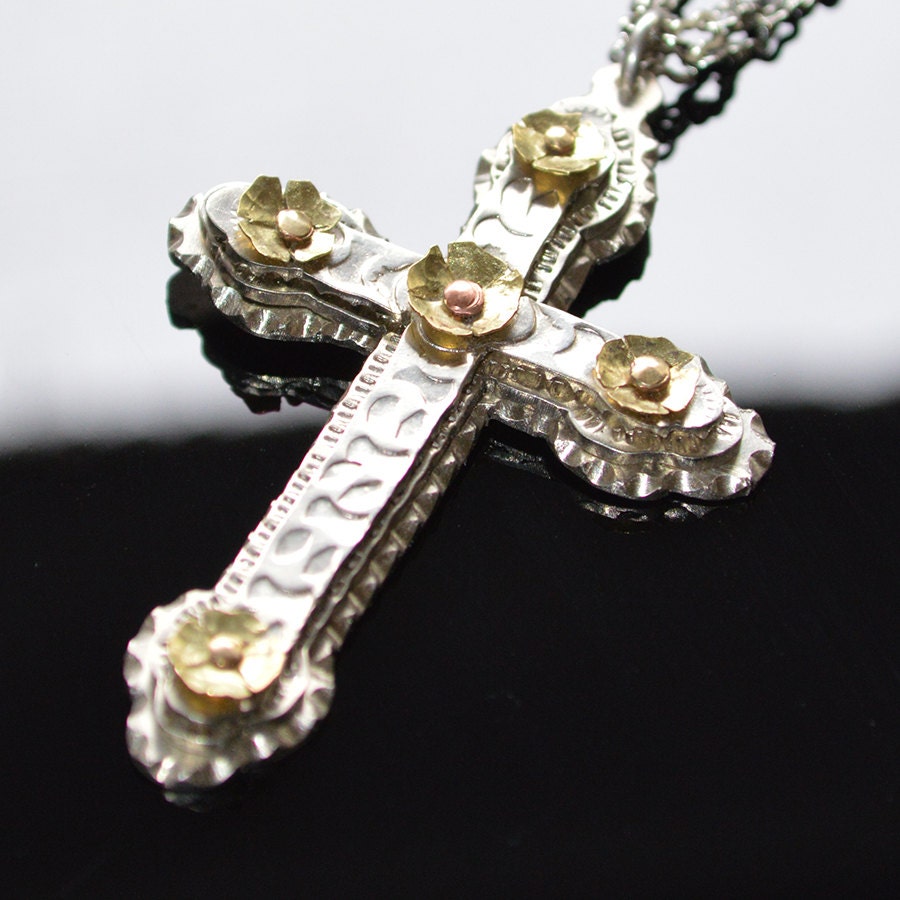 Classic Spanish Renaissance Cross necklace