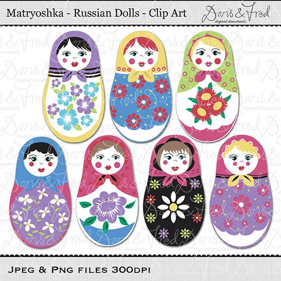 russian doll clip art free - photo #46