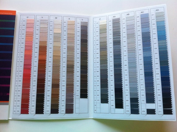 YKK Color Card