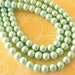 Reserved for Amanda - Bridal Jewelry Turquoise Necklace Wedding Jewelry Pearl Statement Necklace Triple Strand Aqua Necklace