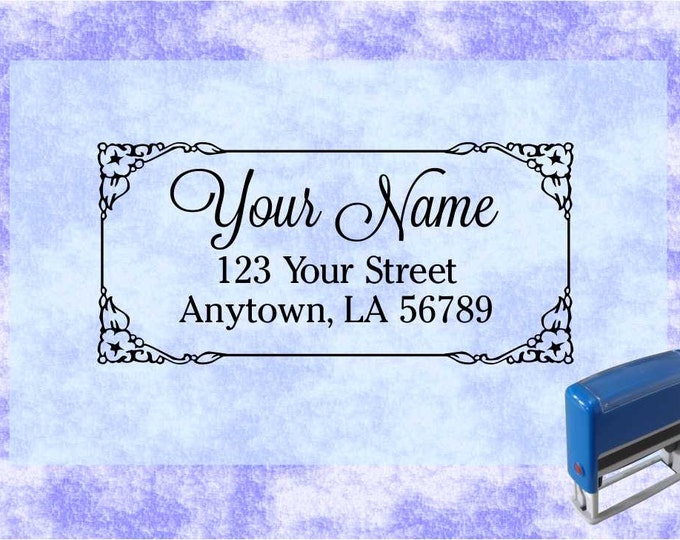 Personalized Self Inking Address Stamp - Return address stamp R120