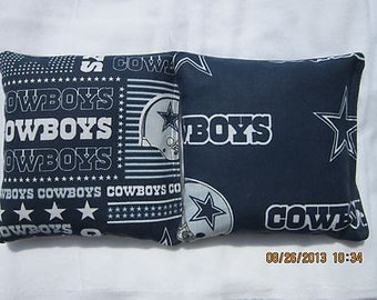 Dallas Cowboy Fabric Cornhole Bags -FREE PRIORITY SHIPPING- Cornhole or Baggo Bean Bag Toss Set of 8