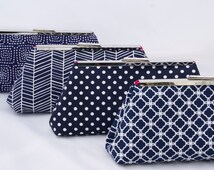 navy wedding handbag