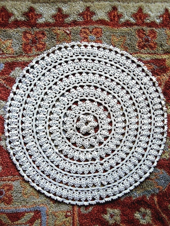 Centrino grande pizzi all'uncinetto cotone di renaissanceprofessor Centrotavola uncinetto schema