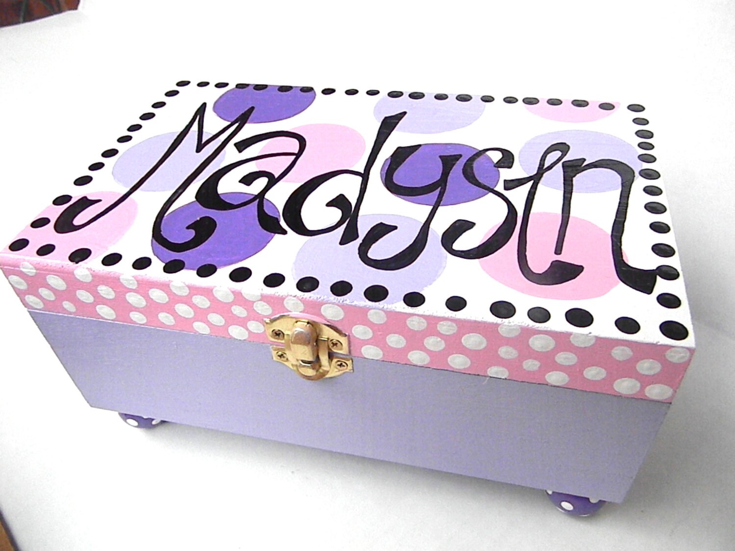 Hand Painted Jewelry BoxPersonalized Wooden BoxJewelry