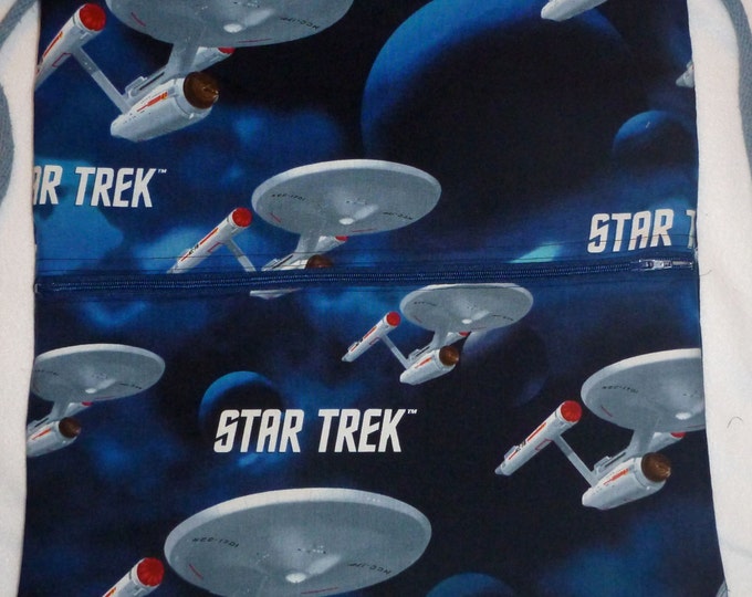 Star Trek Enterprise blue: Backpack/tote