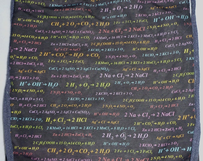 Balance of Chemical Equations - help with Stoichiometry - 2 in 1 Backpack/tote Custom Print