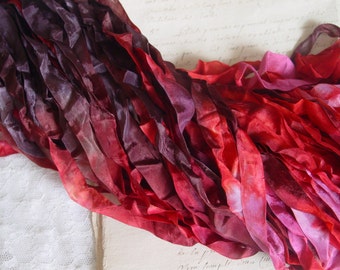 NeW - Hand Dyed half inch ribbon - OLD BARN, 5 yards