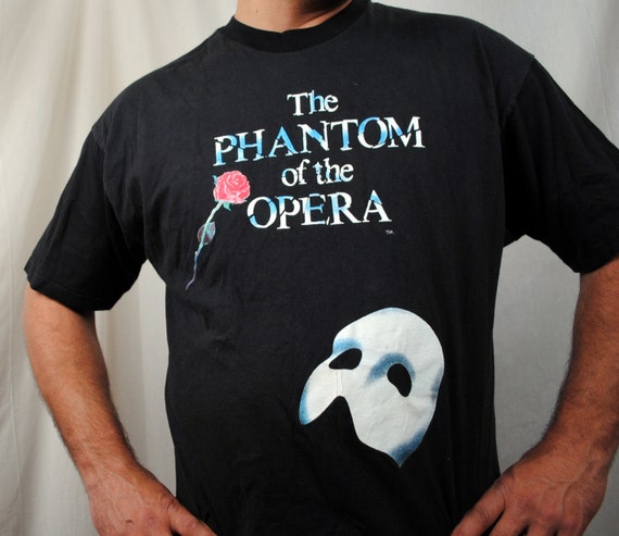 phantom of the opera vintage t shirt