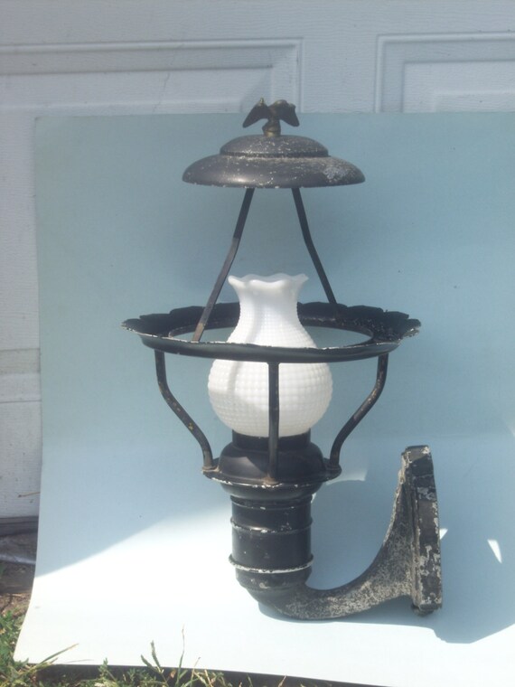 Architectural Salvage Old Building Light Fixture from Chicago