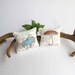 Dollhouse Shabby chic autumn cushions in 1/12 scale
