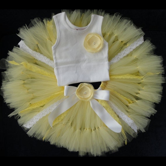 Baby Girls Birthday Tutu Dress Outfit Sweet by StrawberrieRose