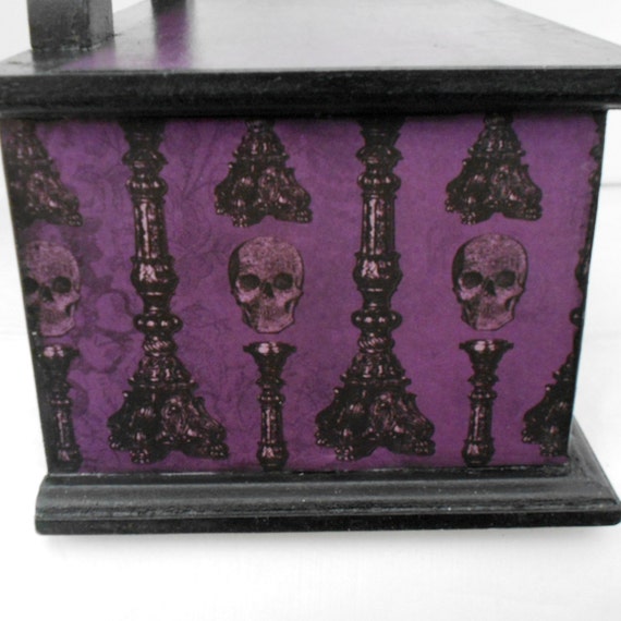 Gothic Jewelry Box Skull Theme Gothic Dresser Jewelry Box