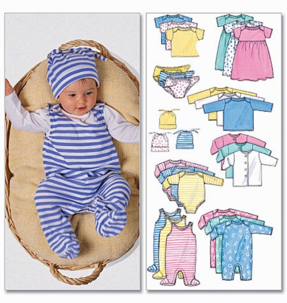 Baby Romper Pattern, Toddler Sleeper Pattern, Diaper Cover Pattern, Sz 18 to 29 lbs. Butterick Sewing Pattern 5585