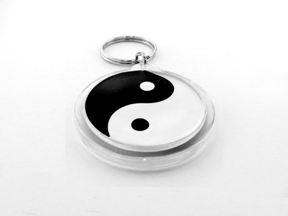 YIN YANG Keyring 1.75 Awesome Keychain with Ancient