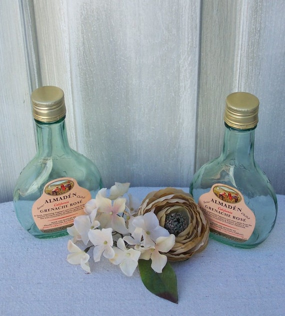 Almaden Pony Wine Bottles Cottage Chic Decor by AustinJames