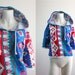 c1980's Native Crop Hoodie Sz S/M/L