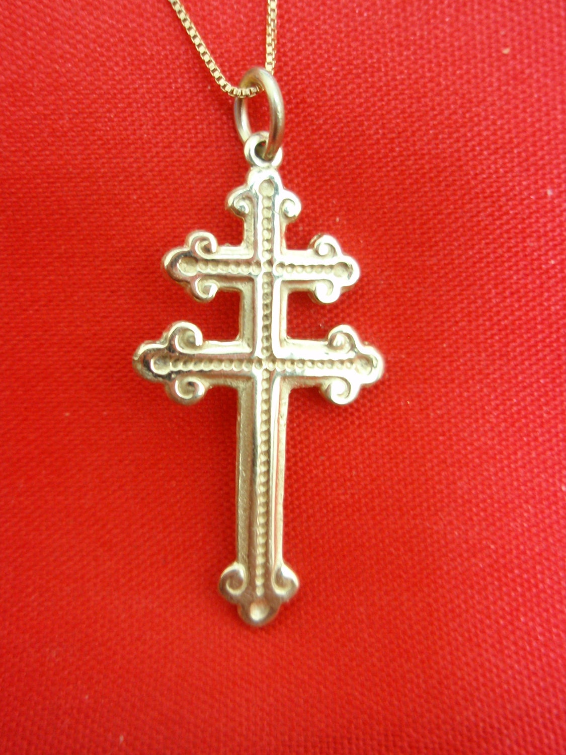 Cross of Lorraine French Foreign Legion Pi Team Magnum Pendant