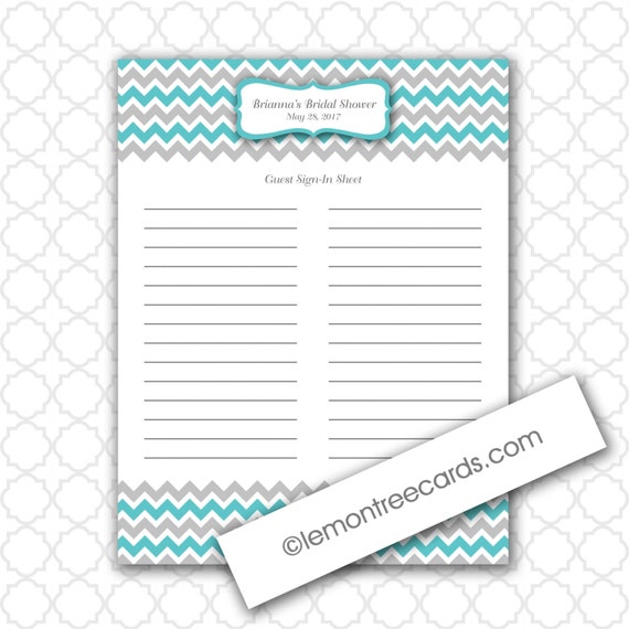 Free Printable Baby Shower Guest Sign In Sheet Fiesta Guest Sign In 