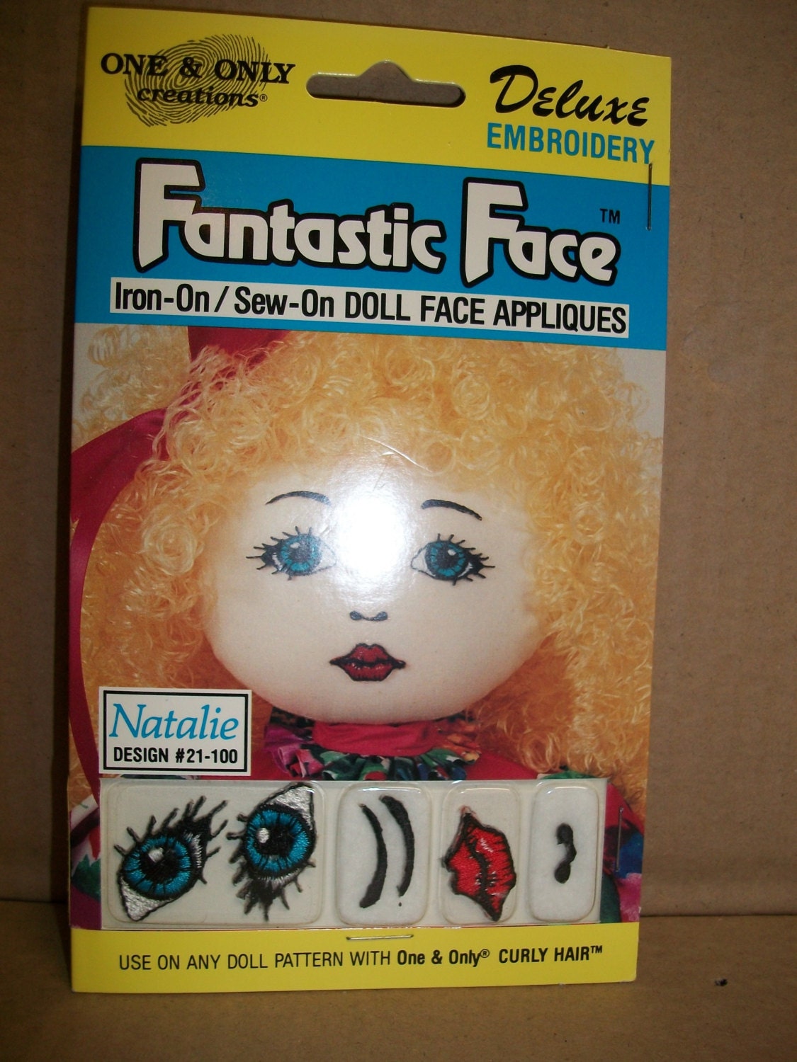 Fantastic Face Iron/Sew On Doll Face Appliques
