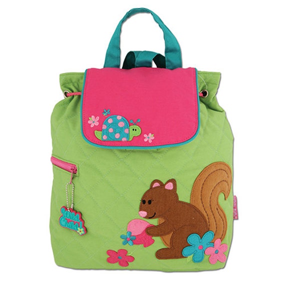 SALE Squirrel Backpack Mongorammed Stephen by CutePolkaDots