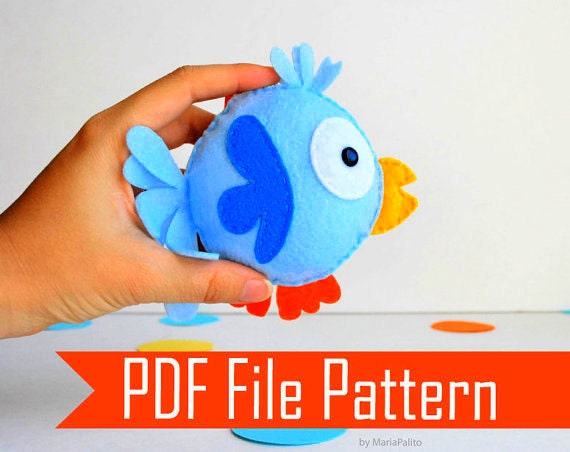 bird plush pattern free