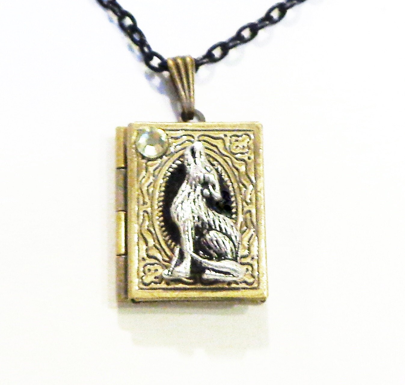 Werewolf Locket Necklace Wolf LocketGothic JewelryDark