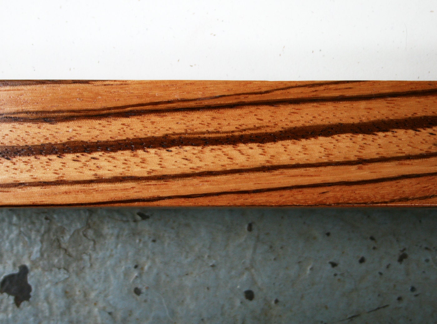 Exotic African Zebrawood Natural Finish Picture Frame (5x7) from