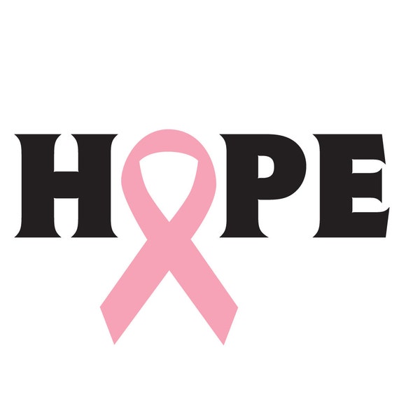 Hope Breast Cancer Decal