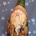 Science is Beautiful, Santa Claus Gourd with scientific instruments, 17 1/2 inches tall